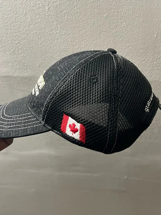 Black Embroidered Cap - Picture 2 of 4